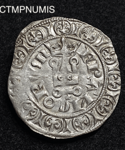 ,MONNAIE,GROS,A,LA,COURONNE,PHILIPPE,VI,2°,