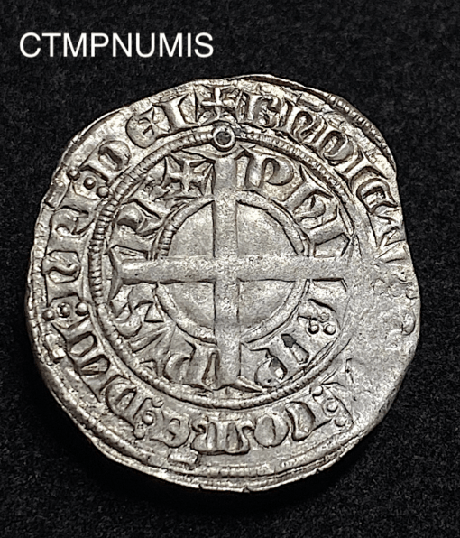 ,MONNAIE,GROS,A,LA,COURONNE,PHILIPPE,VI,2°,