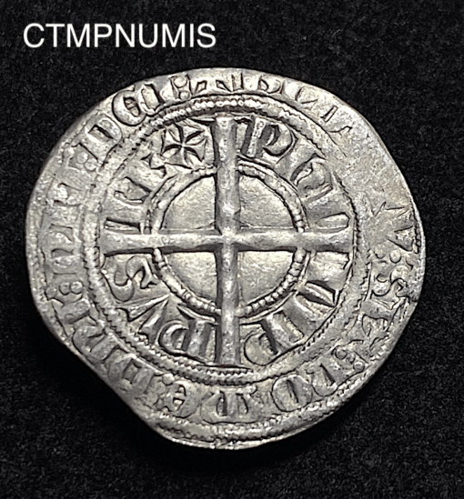 ,MONNAIE,PHILIPPE,VI,GROS,COURONNE,ARGENT,