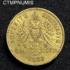 ,MONNAIE,AUTRICHE,20,FRANCS,8,FLORIN,OR,1871,