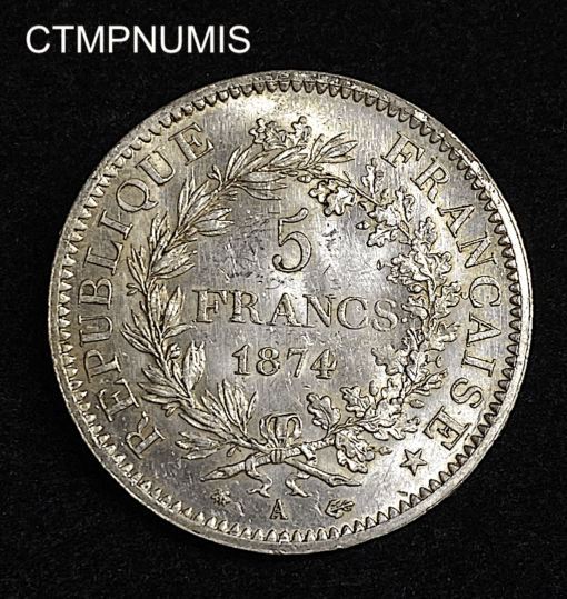 ,MONNAIE,5,FRANCS,HERCULE,1874,