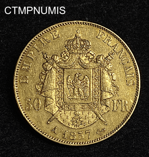 ,MONNAIE,50,FRANCS,OR,NAPOLEON,1857,