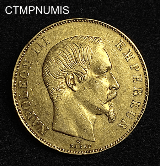,MONNAIE,50,FRANCS,OR,NAPOLEON,1857,