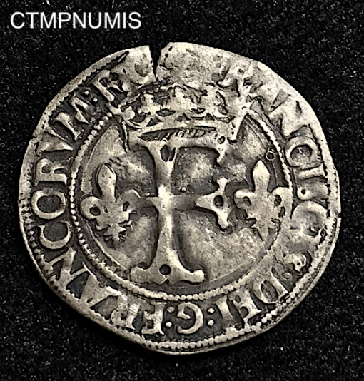 ,MONNAIE,ROYALE,FRANCOIS,I°,DIZAIN,ARGENT,TOULOUSE,