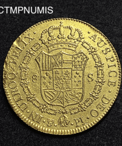 ,MONNAIE,BOLIVIE,8,ESCUDOS,OR,1807,POTOSI,