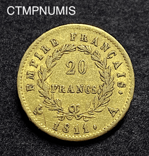 ,MONNAIE,20,FRANCS,OR,NAPOLEON,1811,
