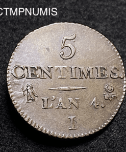 ,MONNAIE,5,CENTIMES,DUPRE,AN,4,I,LIMOGES,