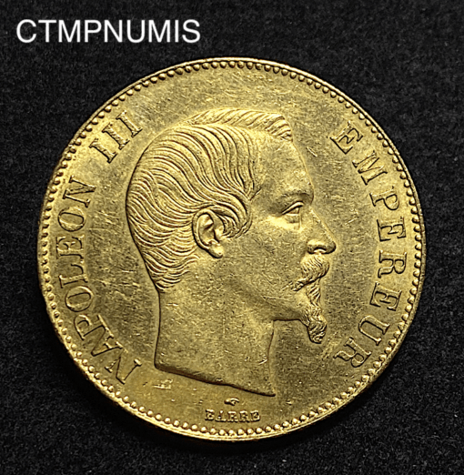 ,MONNAIE,100,FRANCS,OR,NAPOLEON,1857,