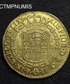 ,MONNAIE,COLOMBIE,8,ESCUDOS,OR,1812,POPAYAN,