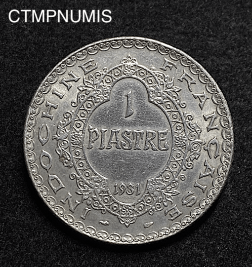 ,MONNAIE,INDOCHINE,1,PIASTRE,ARGENT,1931,