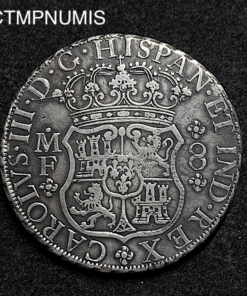 ,MONNAIE,MEXIQUE,8,REALES,1768,MEXICO,CHARLES,