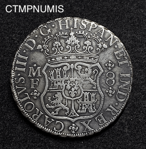 ,MONNAIE,MEXIQUE,8,REALES,1768,MEXICO,CHARLES,