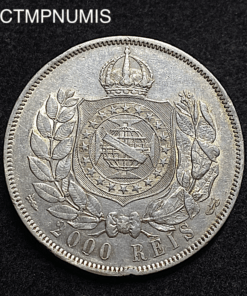 ,MONNAIE,BRESIL,2000,REIS,ARGENT,1869,