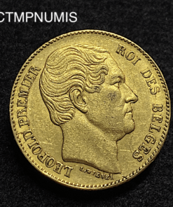,MONNAIE,BELGIQUE,20,FRANCS,OR,1865,