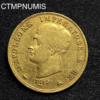 ,MONNAIE,ITALIE,40,LIRE,OR,NAPOLEON,1814,MILAN,