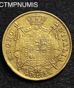 ,MONNAIE,ITALIE,40,LIRE,OR,NAPOLEON,1814,MILAN,