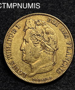 ,MONNAIE,20,FRANCS,OR,LOUIS,PHILIPPE,1833,