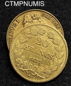 ,MONNAIE,20,FRANCS,OR,LOUIS,PHILIPPE,1833,