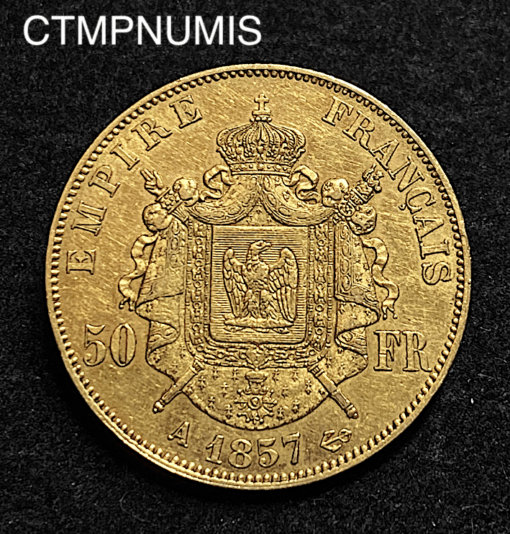 ,MONNAIE,50,FRANCS,OR,NAPOLEON,1857,