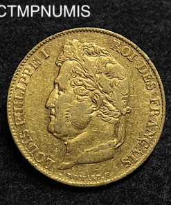,MONNAIE,20,FRANCS,OR,LOUIS,PHILIPPE,1834,
