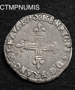 ,MONNAIE,HENRI,4,1/4,ECU,NAVARRE,1608,SAINT,PALAIS,