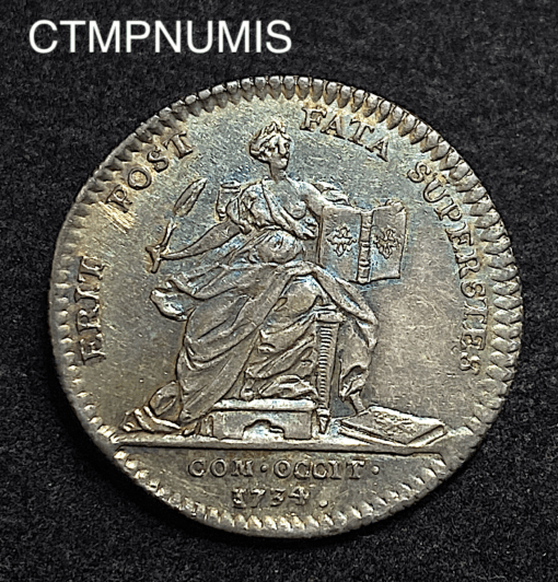 ,JETON,LANGUEDOC,LOUIS,XV,1734,TOULOUSE,