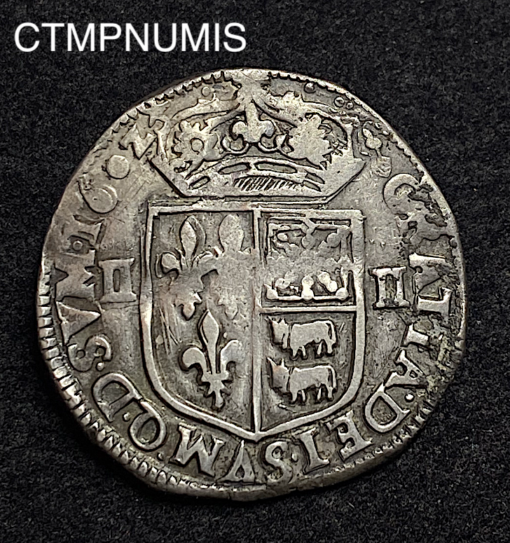 ,MONNAIE,1/4,ECU,HENRI,IV,1602,BEARN,