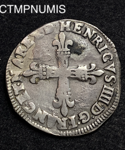 ,MONNAIE,1/4,ECU,HENRI,IV,1602,BEARN,