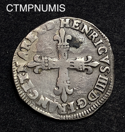 ,MONNAIE,1/4,ECU,HENRI,IV,1602,BEARN,