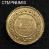 ,MONNAIE,TUNISIE,20,FRANCS,OR,1897,