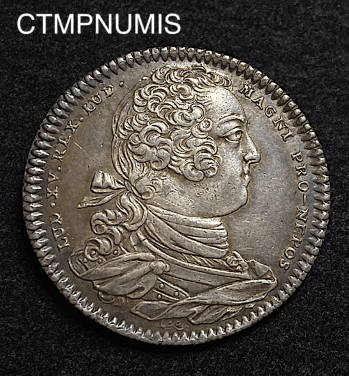 ,JETON,LANGUEDOC,LOUIS,XV,1733,STATUE,