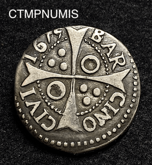 ,MONNAIE,CATALOGNE,CROAT,CHARLES,1675,