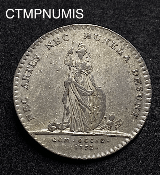 ,JETON,LANGUEDOC,LOUIS,XV,1732,MINERVE,