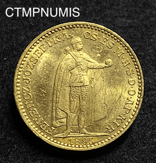,MONNAIE,HONGRIE,20,CORONA,OR,1895,