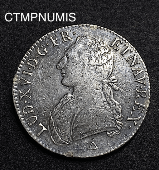 ,MONNAIE,ECU,ARGENT,LOUIS,XVI,1785,R,ORLEANS,