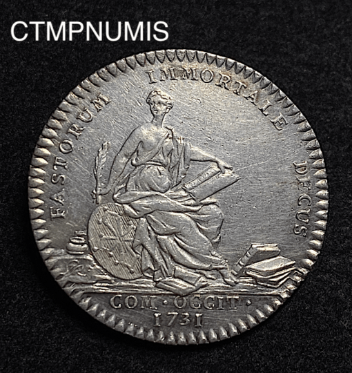 ,JETON,LANGUEDOC,HISTOIRE,1731,LOUIS,XV,
