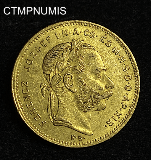 ,MONNAIE,HONGRIE,20,FRANCS,8,FORINT,1874,
