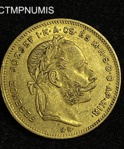 ,MONNAIE,HONGRIE,20,FRANCS,8,FORINT,1875,OR,