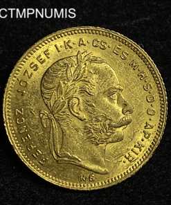 ,MONNAIE,HONGRIE,20,FRANCS,8,FORINT,OR,1879,