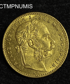 ,MONNAIE,HONGRIE,20,FRANCS,OR,8,FORINT,1890,
