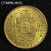 ,MONNAIE,HONGRIE,20,10,FORINT,OR,FRANCS,,1891,