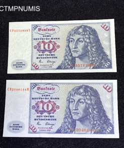 ,BILLET,ALLEMAGNE,10,MARK,1980,NEUF,