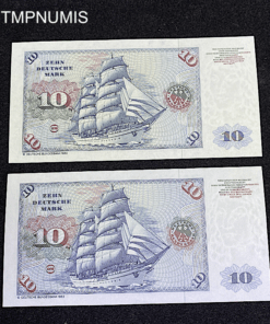 ,BILLET,ALLEMAGNE,10,MARK,1980,NEUF,