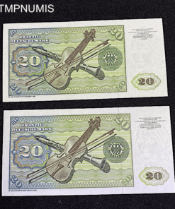 ,BILLET,ALLEMAGNE,20,MARK,1980,NEUF,