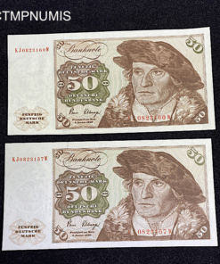 ,BILLET,ALLEMAGNE,50,MARK,1980,NEUF,