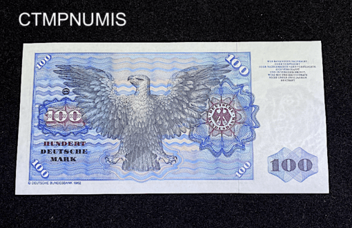 ,BILLET,ALLEMAGNE,100,MARK,1980,NEUF,