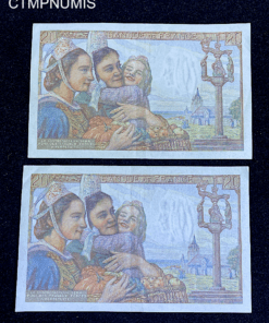 ,BILLET,FRANCE,20,FRANCS,PECHEUR,19,5,1945,