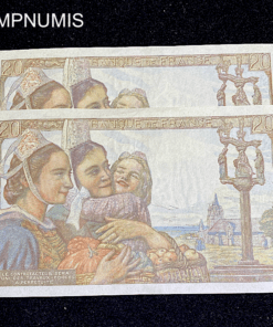 ,BILLET,FRANCE,20,FRANCS,PECHEUR,17,5,1944,