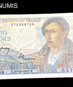 ,BILLET,FRANCE,5,FRANCS,BERGER,30,10,1947,