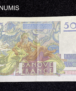 ,BILLET,FRANCE,50,FRANCS,LE,VERRIER,7,6,1951,